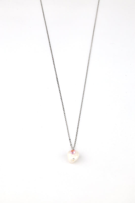 Pink Pearl of the Sea Pendant Necklace