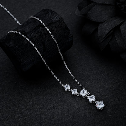 Star Shape Diamond Pendant Necklace