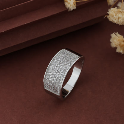 Plain Men's Diamond Ring