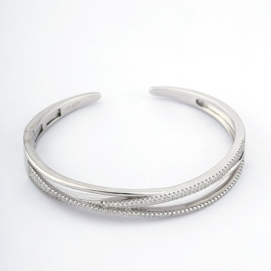 Zircon diamond bangle