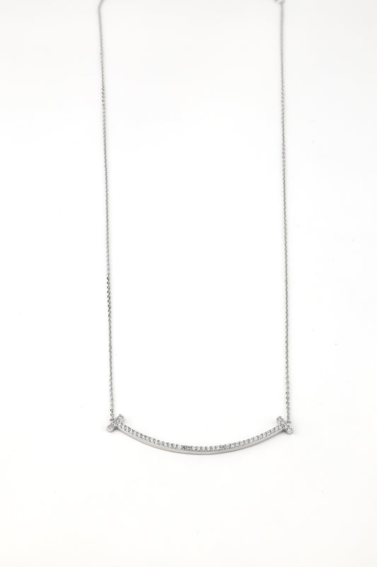 Smile Shape Pendant Necklace