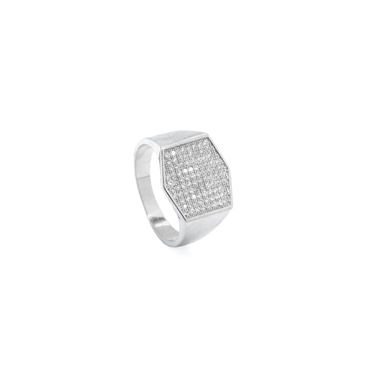 Aura mini diamond ring