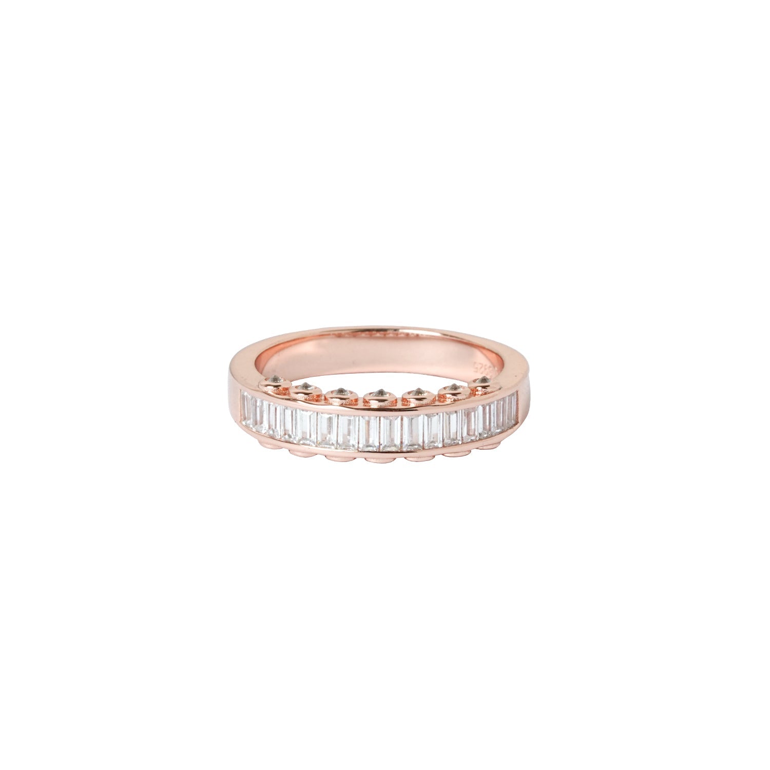 Rose gold diamond ring