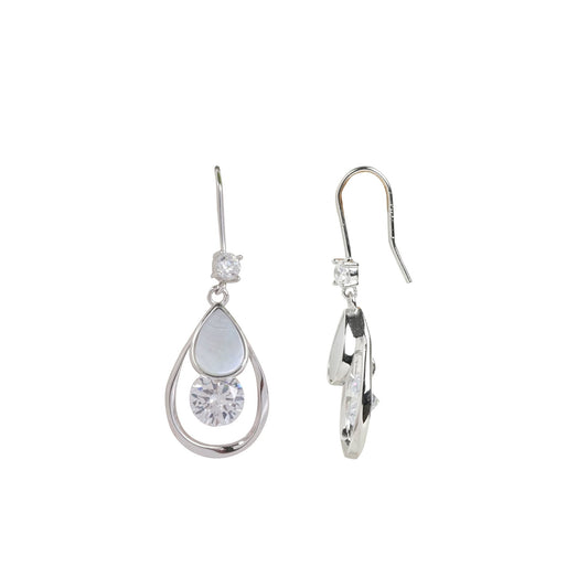 Pearl Diamond Dangle earring