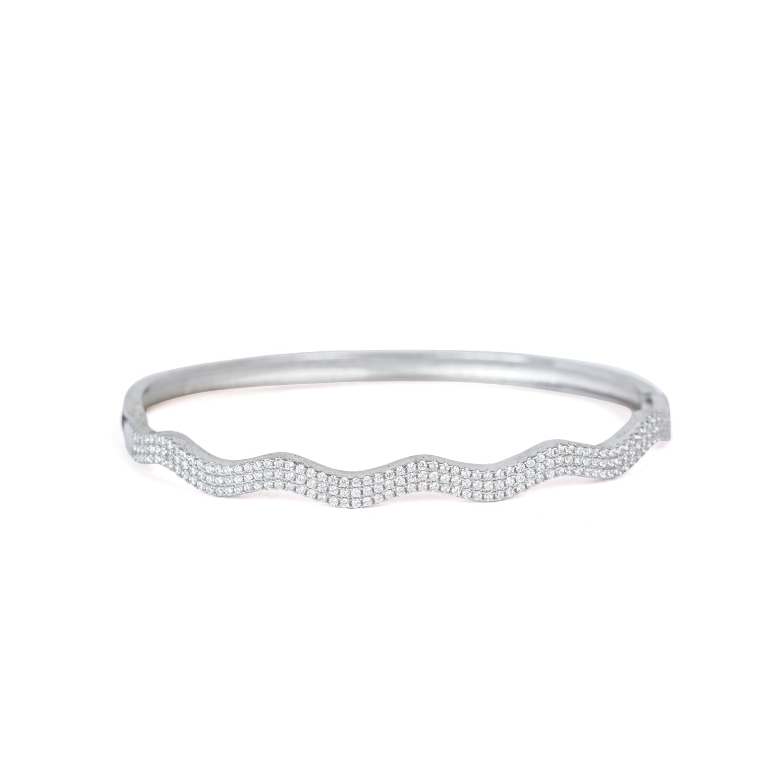 Silver shape bracelet