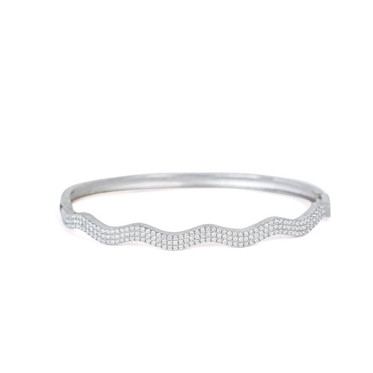 Silver shape bracelet