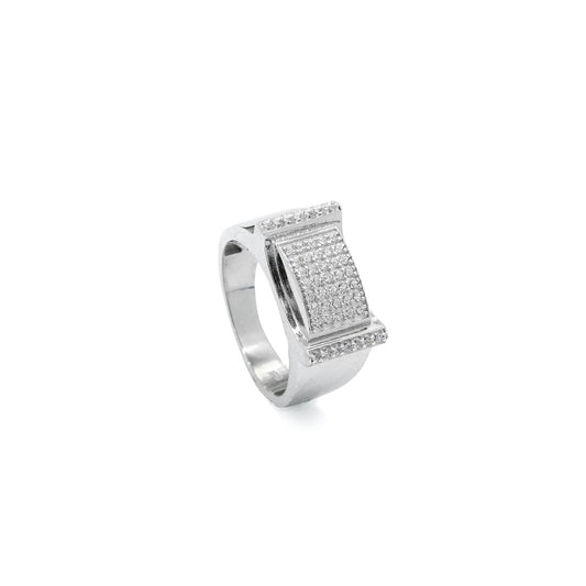 Zircon diamond ring for men